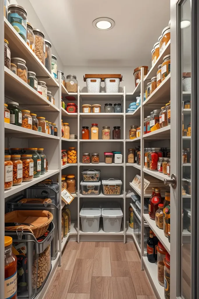 64 Narrow Walk-In Pantry Ideas 2026 for Smart and Stylish Small Spaces