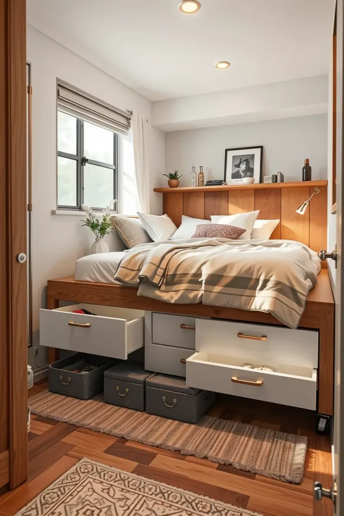 62 Small Bedroom Ideas 2026: Smart Designs, Storage & Modern Layouts