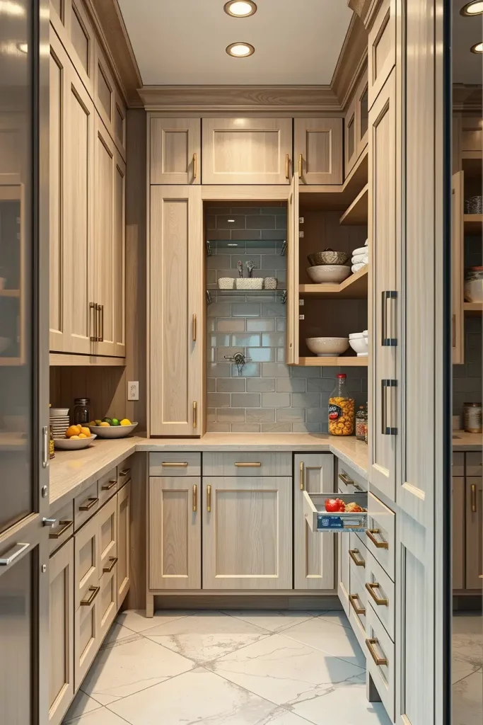 64 Narrow Walk-In Pantry Ideas 2026 for Smart and Stylish Small Spaces