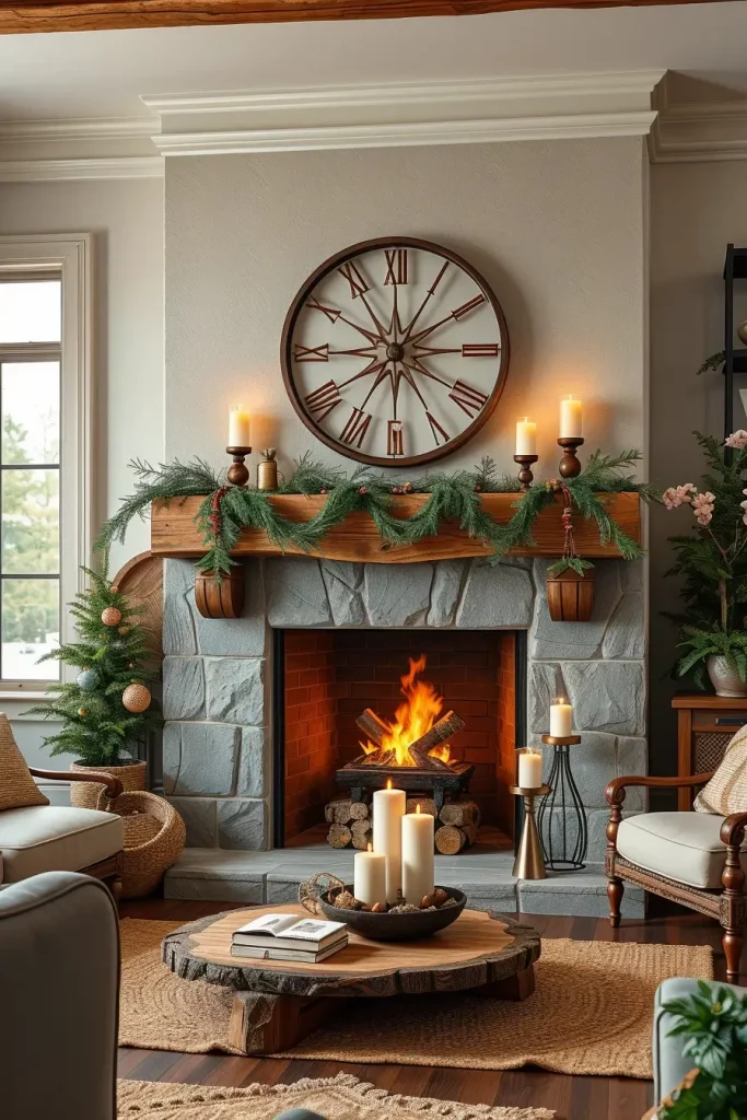 64 Mantle Xmas Decorations Ideas 2025: Stylish, Modern & Unique Fireplace Inspiration