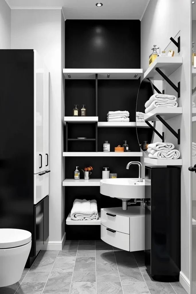 64 Black and White Bathroom Ideas 2026 for Modern and Timeless Designs
