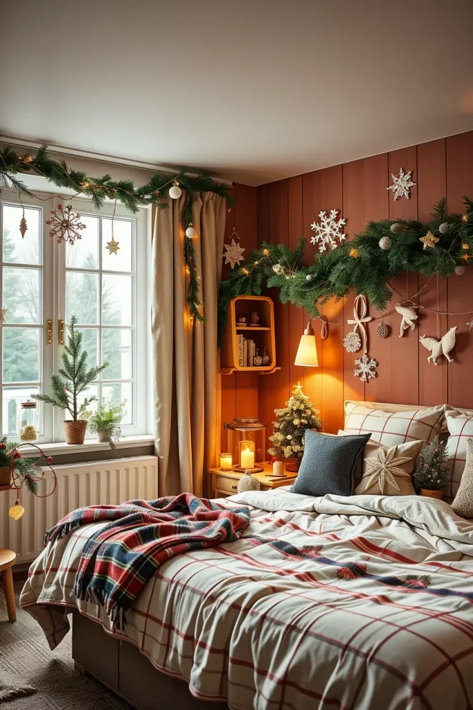65 Best Xmas Bedroom Decor Ideas 2025 to Create a Cozy and Magical Holiday Retreat