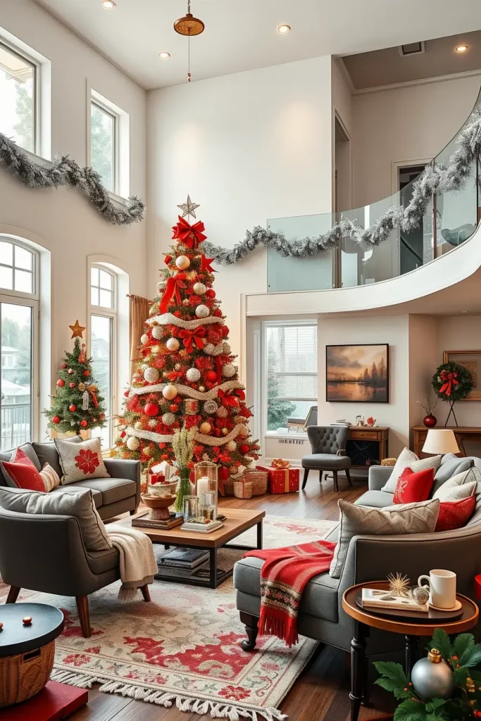 63 Red and Silver Christmas Tree 2025 Ideas for a Timeless Holiday Look