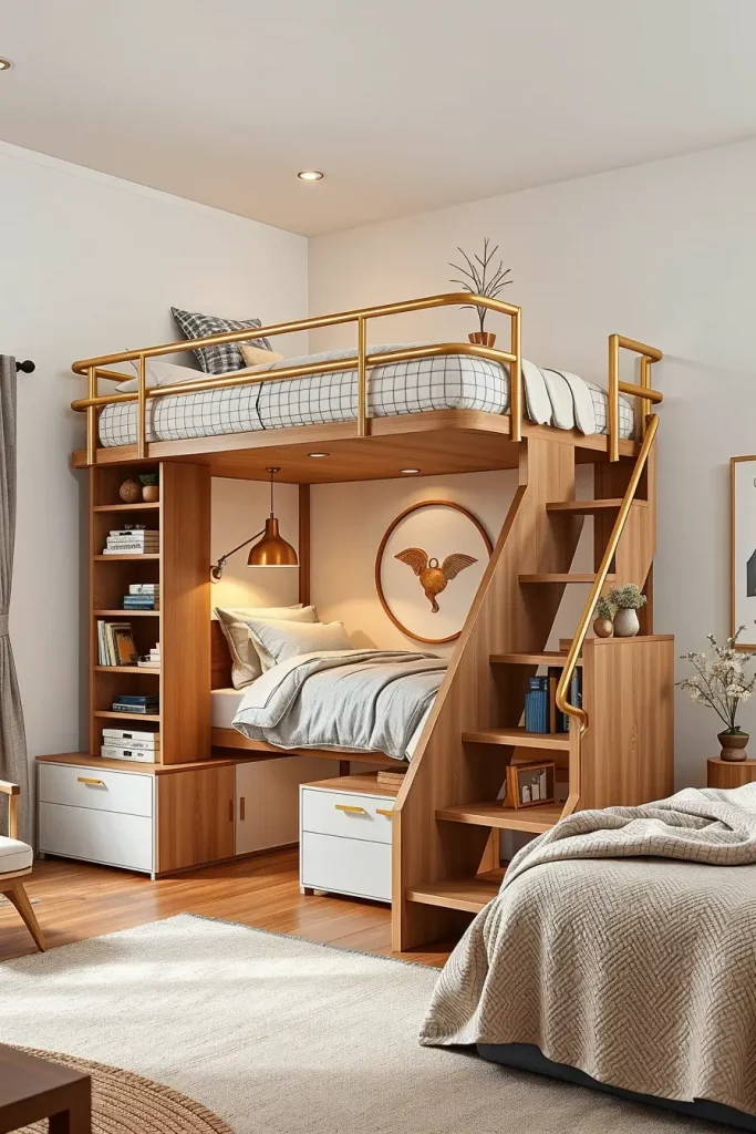 64 Loft Bed Ideas 2026: Modern Space-Saving Designs for Small Bedrooms