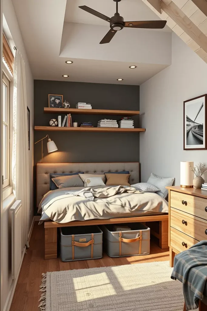 62 Small Bedroom Ideas 2026: Smart Designs, Storage & Modern Layouts