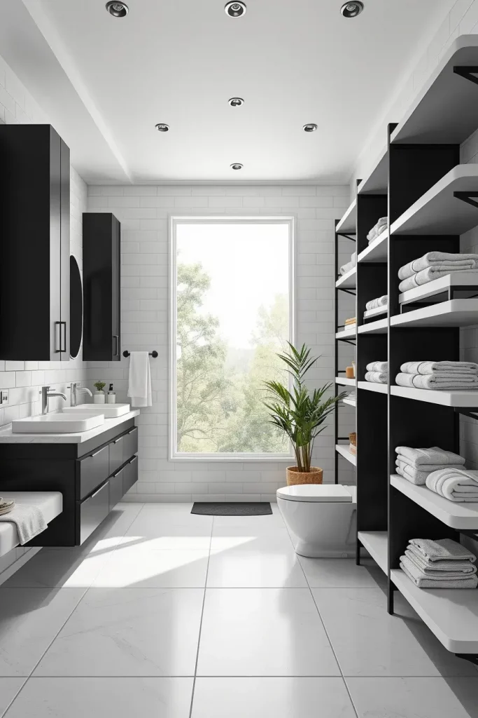 64 Black and White Bathroom Ideas 2026 for Modern and Timeless Designs
