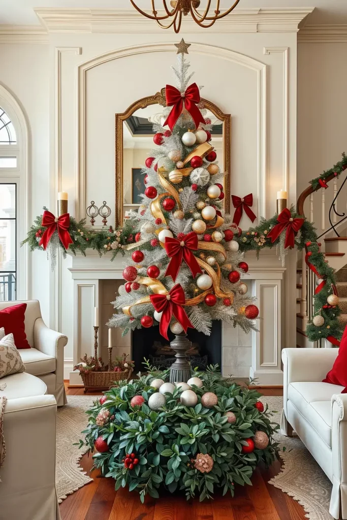 63 Red and Silver Christmas Tree 2025 Ideas for a Timeless Holiday Look
