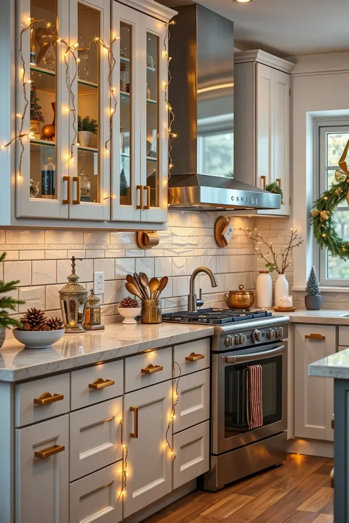 65 Best Xmas Kitchen Decor Inspo 2025: Modern Christmas Kitchen Ideas for a Stylish Holiday Look