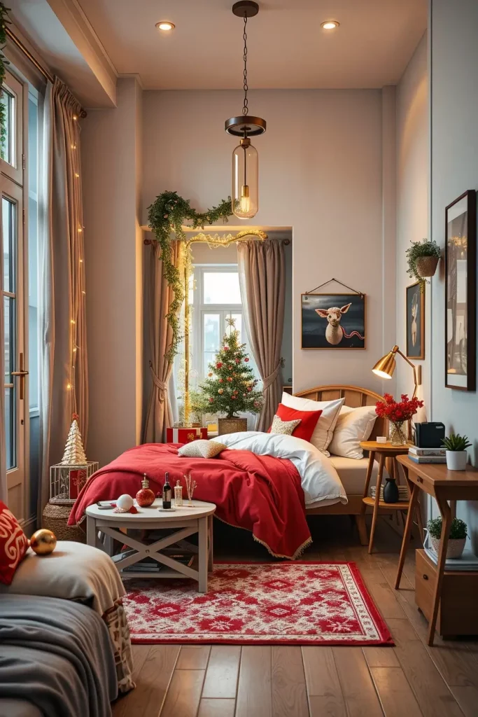 65 Best Xmas Bedroom Decor Ideas 2025 to Create a Cozy and Magical Holiday Retreat