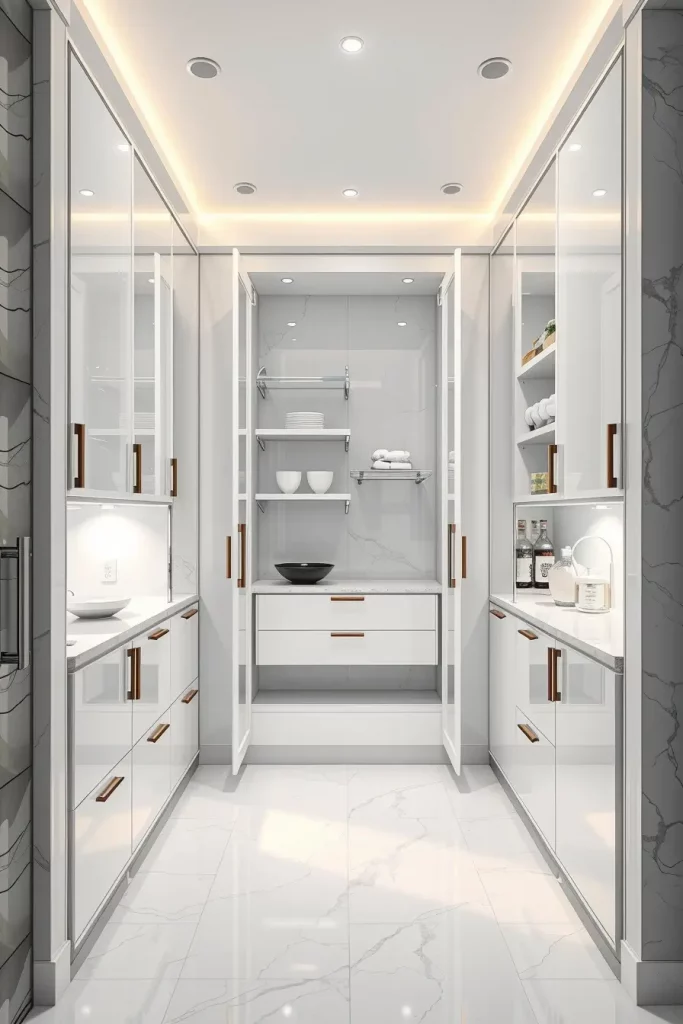 64 Narrow Walk-In Pantry Ideas 2026 for Smart and Stylish Small Spaces