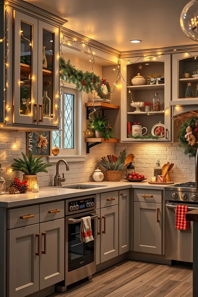 65 Best Xmas Kitchen Decor Inspo 2025: Modern Christmas Kitchen Ideas for a Stylish Holiday Look