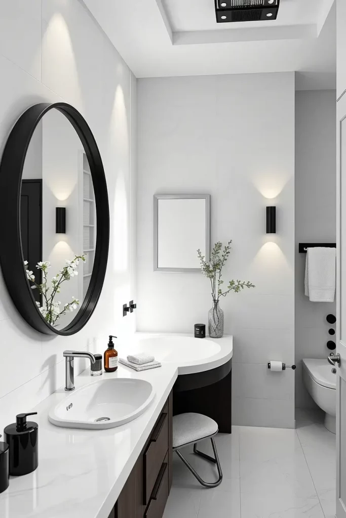 64 Black and White Bathroom Ideas 2026 for Modern and Timeless Designs