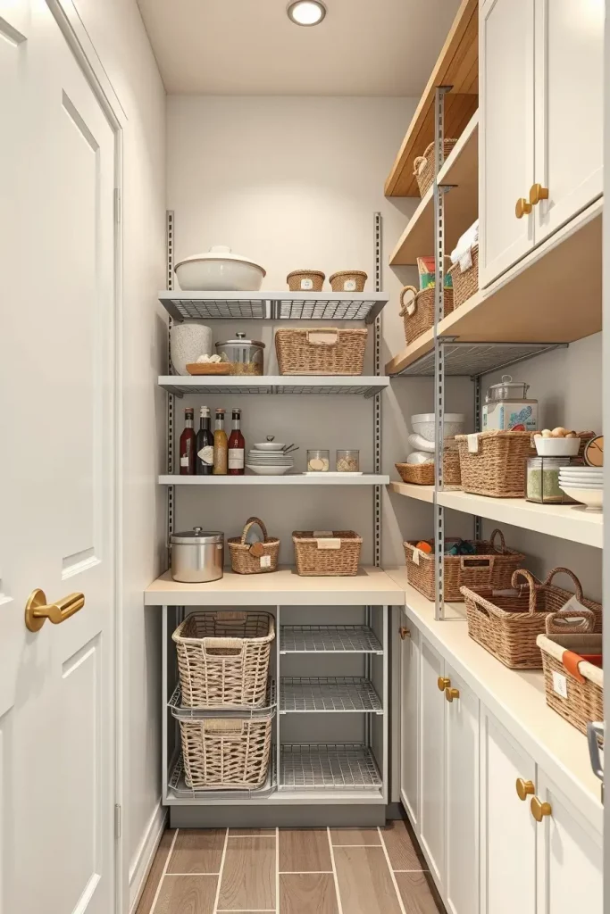 64 Narrow Walk-In Pantry Ideas 2026 for Smart and Stylish Small Spaces