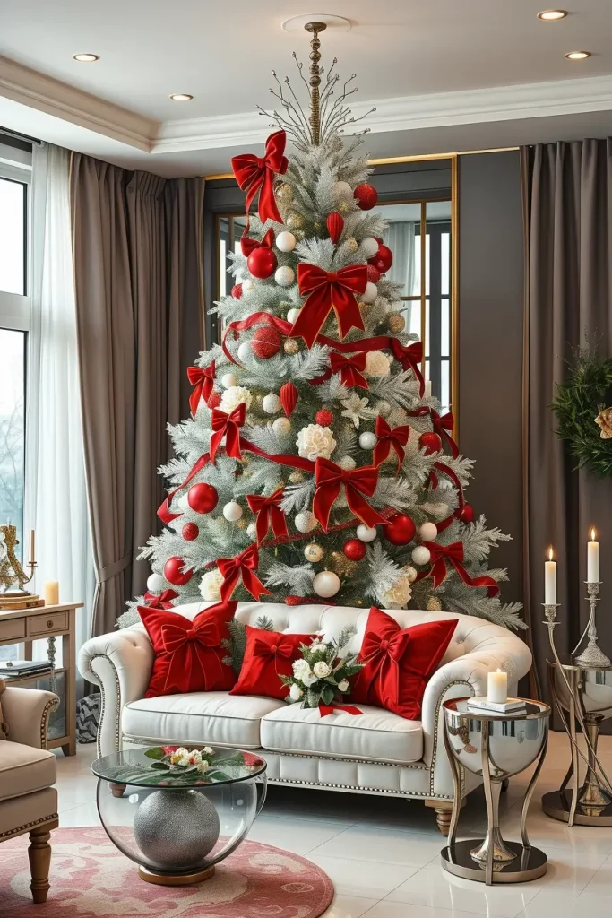 64 Red and White Christmas Tree 2025 Ideas for a Stylish Holiday Home