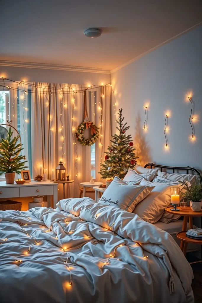 65 Best Xmas Bedroom Decor Ideas 2025 to Create a Cozy and Magical Holiday Retreat