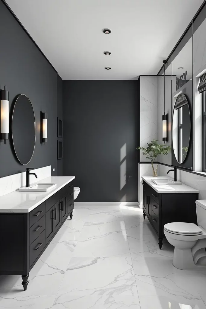 64 Black and White Bathroom Ideas 2026 for Modern and Timeless Designs
