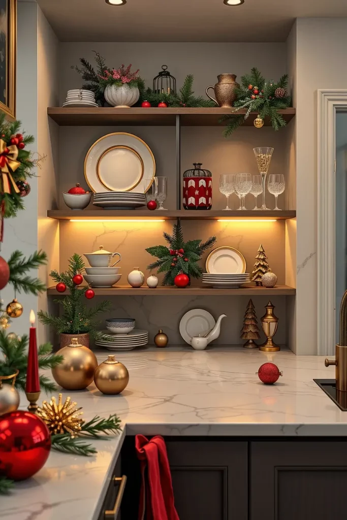 65 Best Xmas Kitchen Decor Inspo 2025: Modern Christmas Kitchen Ideas for a Stylish Holiday Look
