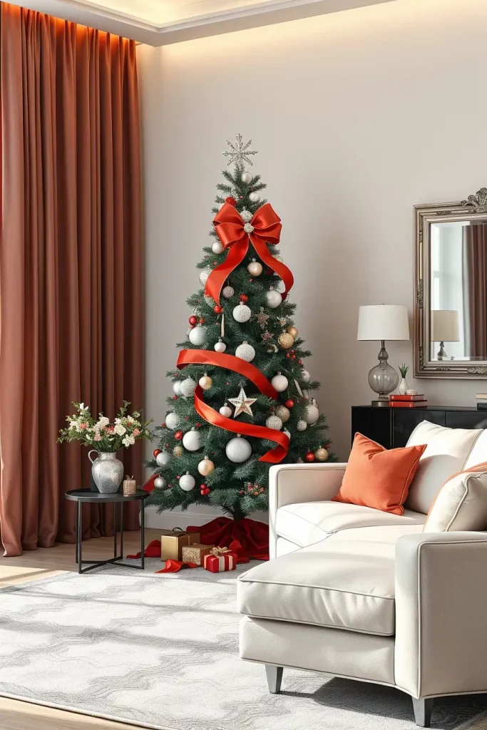 63 Red and Silver Christmas Tree 2025 Ideas for a Timeless Holiday Look