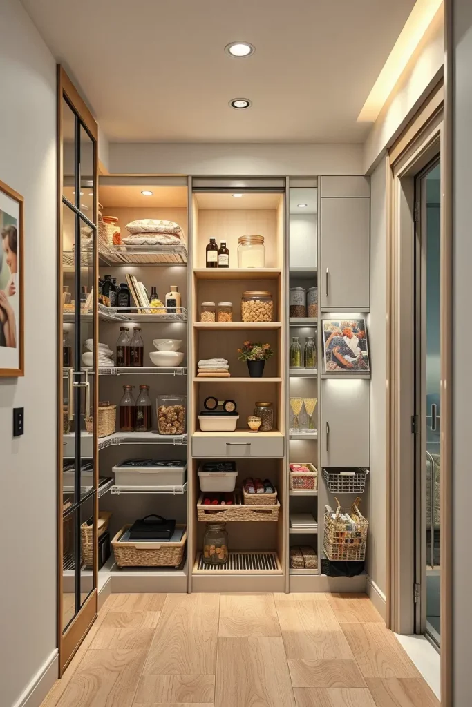 64 Narrow Walk-In Pantry Ideas 2026 for Smart and Stylish Small Spaces