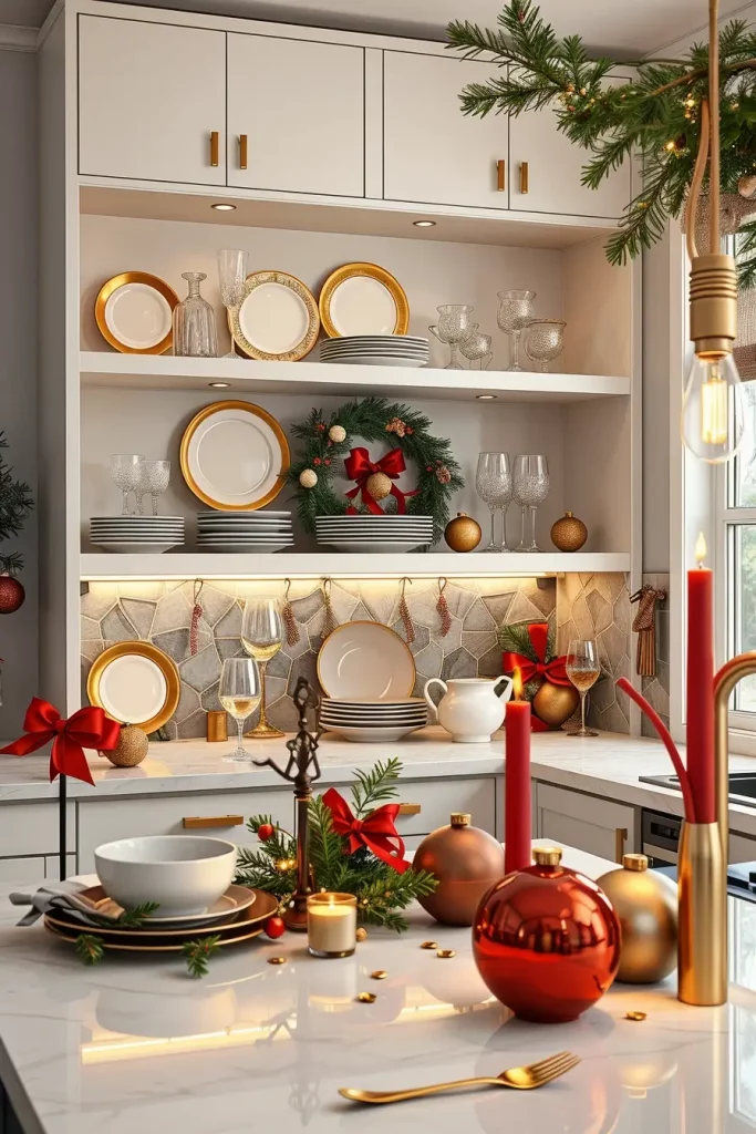 65 Best Xmas Kitchen Decor Inspo 2025: Modern Christmas Kitchen Ideas for a Stylish Holiday Look