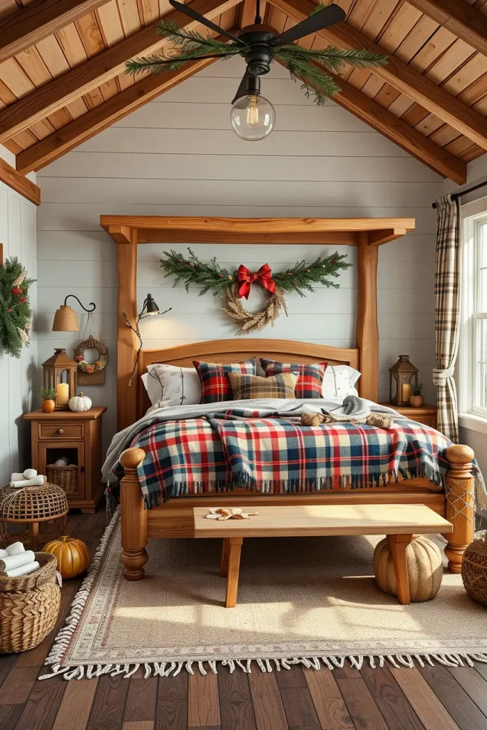 65 Best Xmas Bedroom Decor Ideas 2025 to Create a Cozy and Magical Holiday Retreat