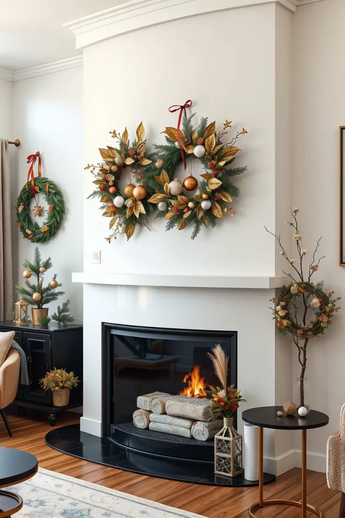 64 Mantle Xmas Decorations Ideas 2025: Stylish, Modern & Unique Fireplace Inspiration