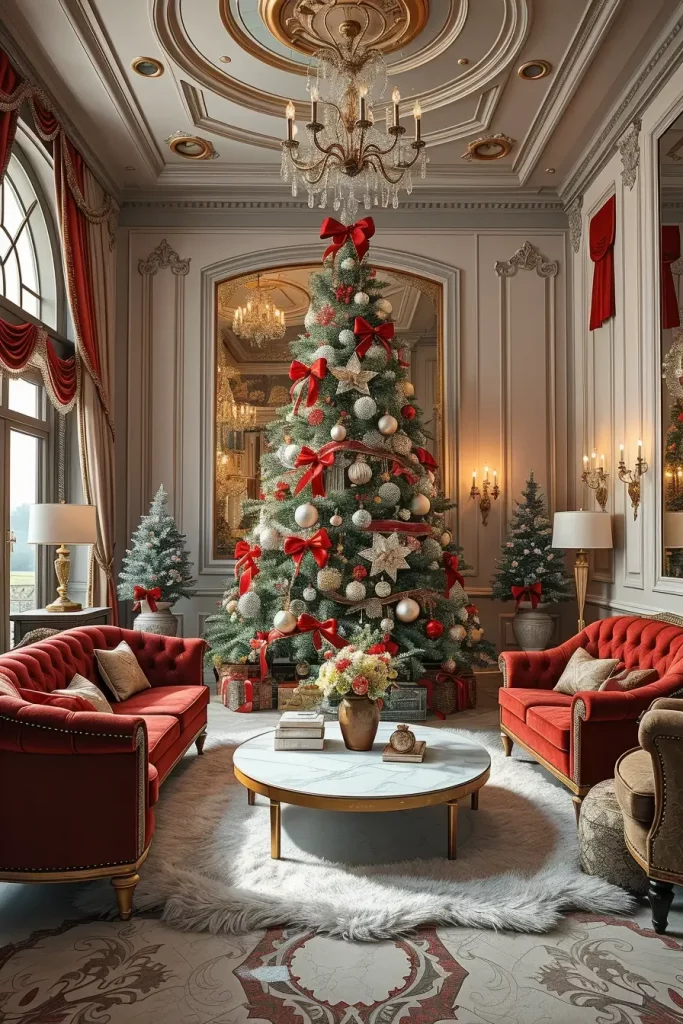 63 Red and Silver Christmas Tree 2025 Ideas for a Timeless Holiday Look