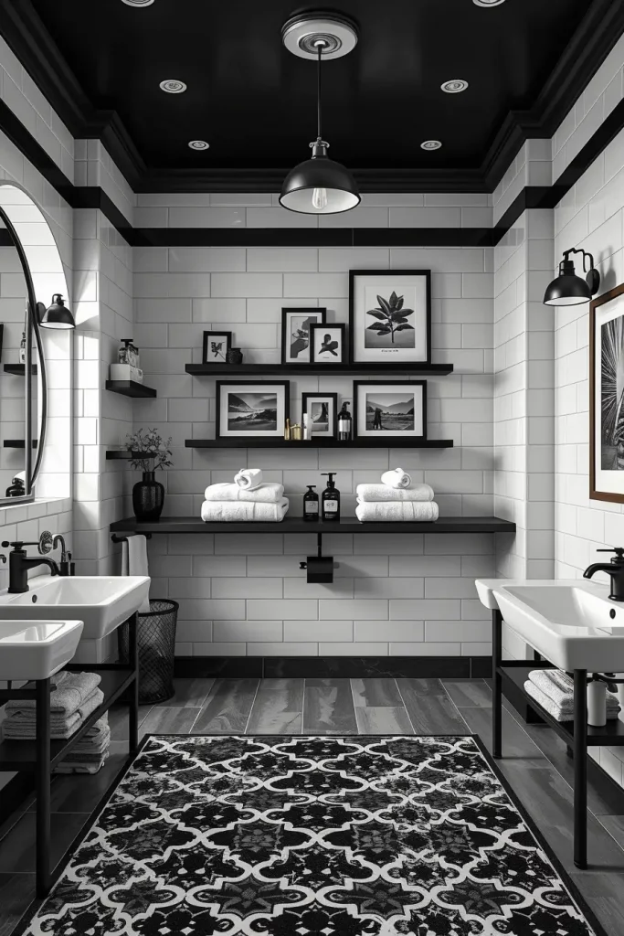 64 Black and White Bathroom Ideas 2026 for Modern and Timeless Designs