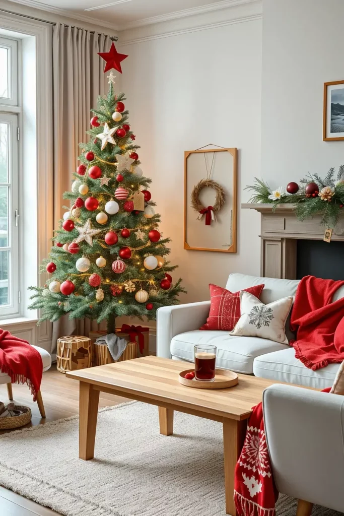 64 Red and White Christmas Tree 2025 Ideas for a Stylish Holiday Home