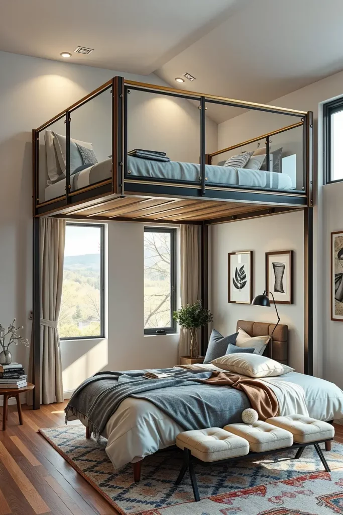 64 Loft Bed Ideas 2026: Modern Space-Saving Designs for Small Bedrooms