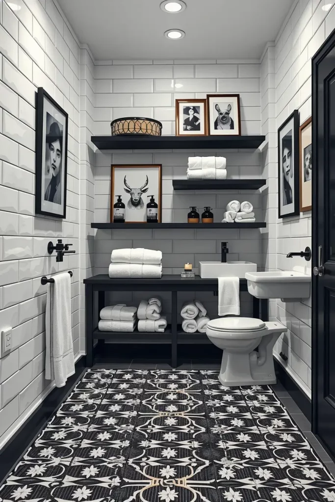 64 Black and White Bathroom Ideas 2026 for Modern and Timeless Designs