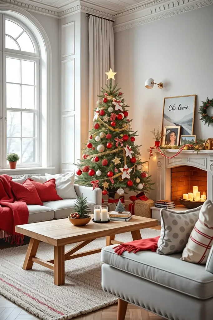 64 Red and White Christmas Tree 2025 Ideas for a Stylish Holiday Home