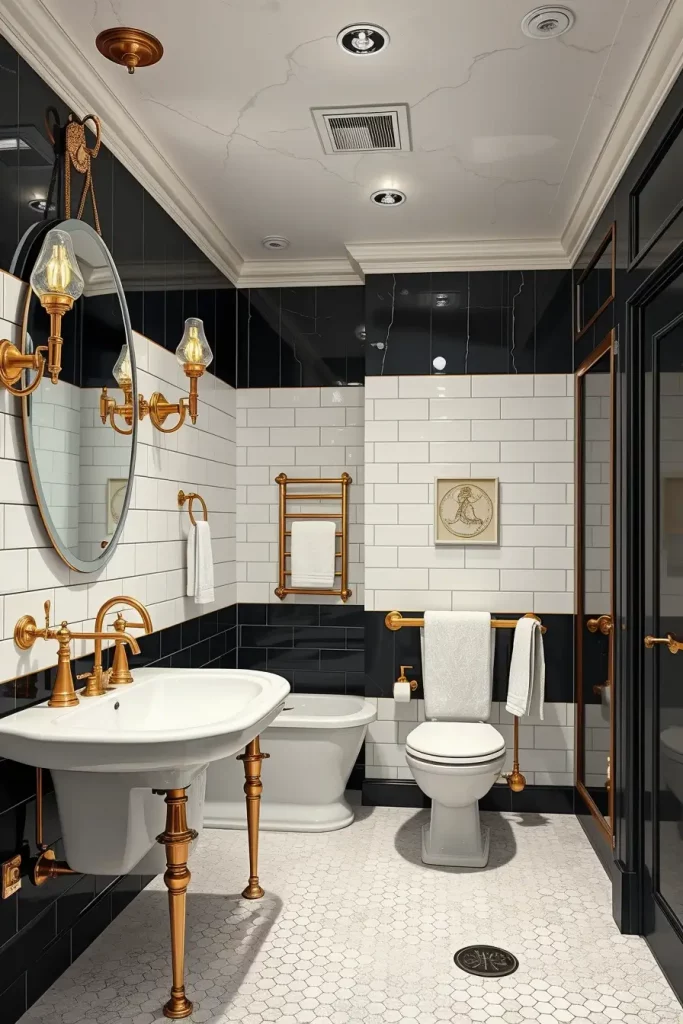 64 Black and White Bathroom Ideas 2026 for Modern and Timeless Designs