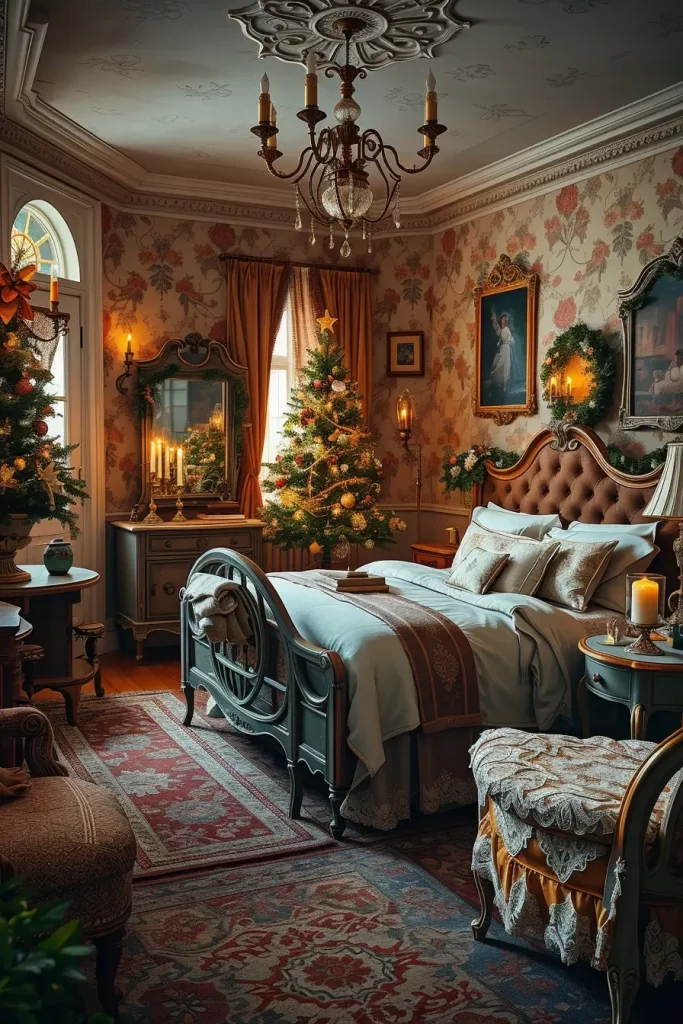 65 Best Xmas Bedroom Decor Ideas 2025 to Create a Cozy and Magical Holiday Retreat
