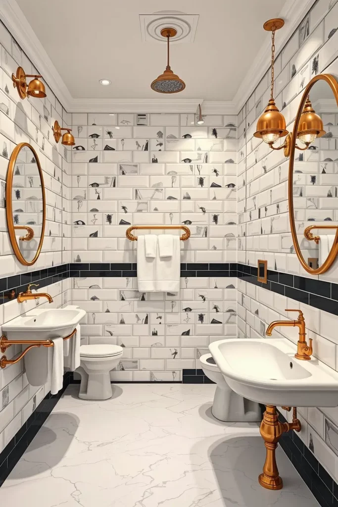 64 Black and White Bathroom Ideas 2026 for Modern and Timeless Designs