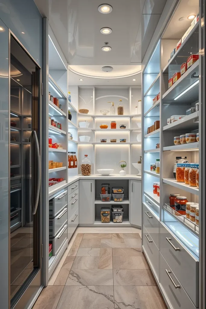 64 Narrow Walk-In Pantry Ideas 2026 for Smart and Stylish Small Spaces