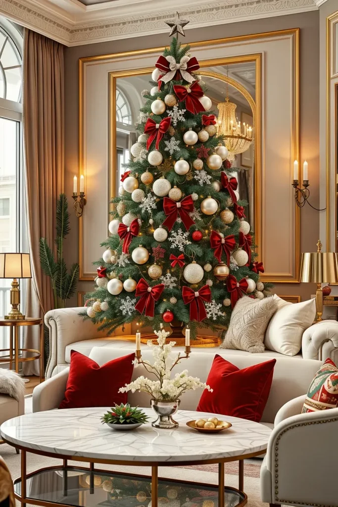 64 Red and White Christmas Tree 2025 Ideas for a Stylish Holiday Home