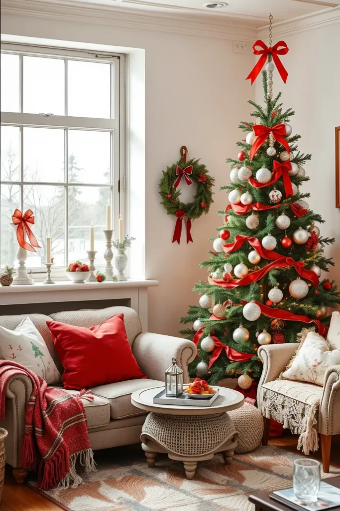 63 Red and Silver Christmas Tree 2025 Ideas for a Timeless Holiday Look