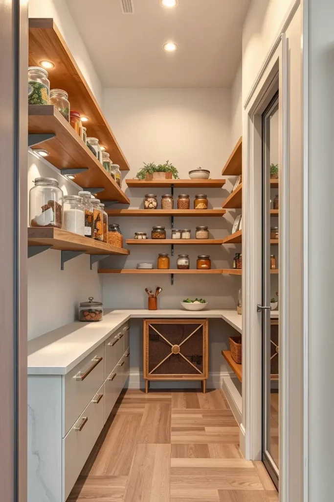 64 Narrow Walk-In Pantry Ideas 2026 for Smart and Stylish Small Spaces