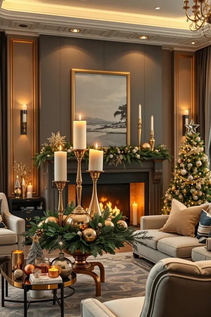 64 Mantle Xmas Decorations Ideas 2025: Stylish, Modern & Unique Fireplace Inspiration