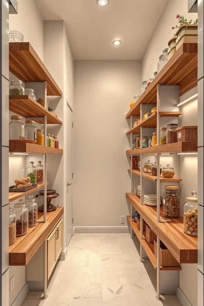 64 Narrow Walk-In Pantry Ideas 2026 for Smart and Stylish Small Spaces
