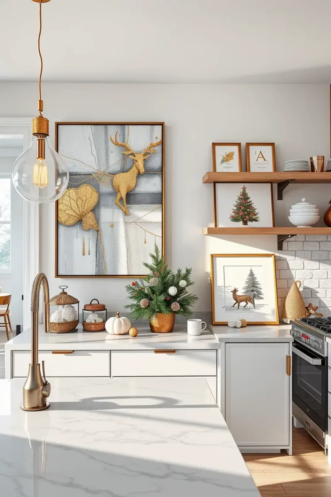 65 Best Xmas Kitchen Decor Inspo 2025: Modern Christmas Kitchen Ideas for a Stylish Holiday Look