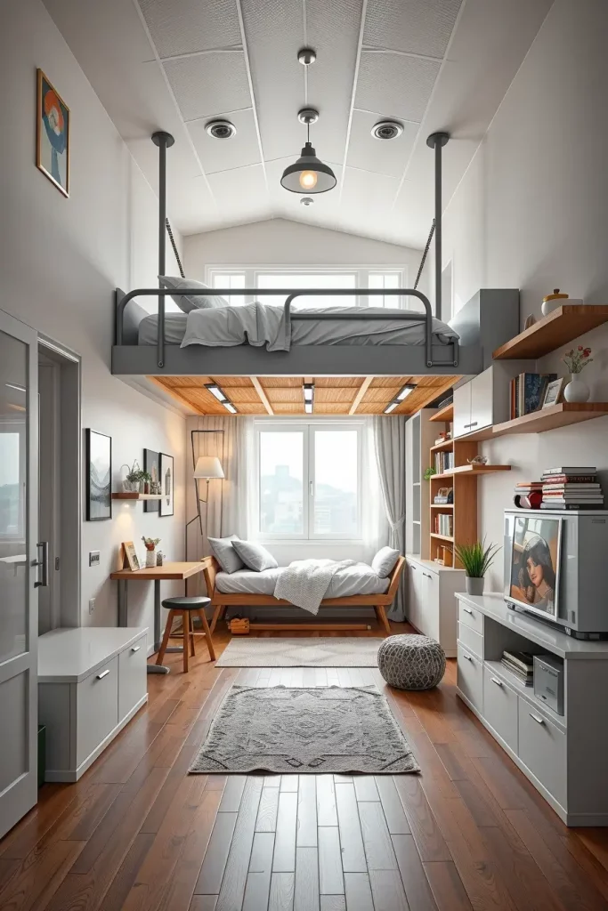 64 Loft Bed Ideas 2026: Modern Space-Saving Designs for Small Bedrooms