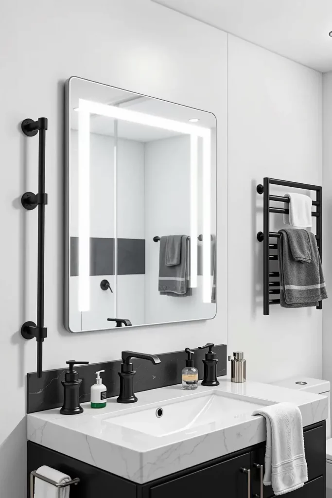 64 Black and White Bathroom Ideas 2026 for Modern and Timeless Designs