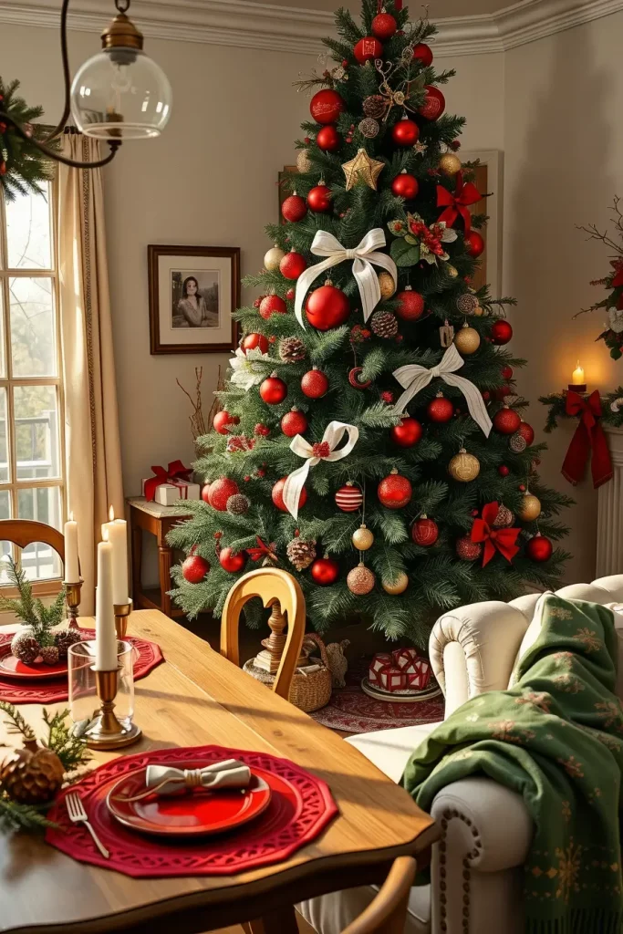 64 Red and White Christmas Tree 2025 Ideas for a Stylish Holiday Home