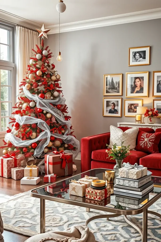 63 Red and Silver Christmas Tree 2025 Ideas for a Timeless Holiday Look