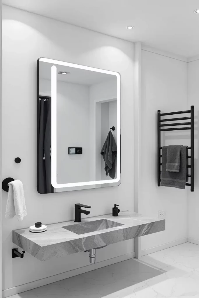 64 Black and White Bathroom Ideas 2026 for Modern and Timeless Designs