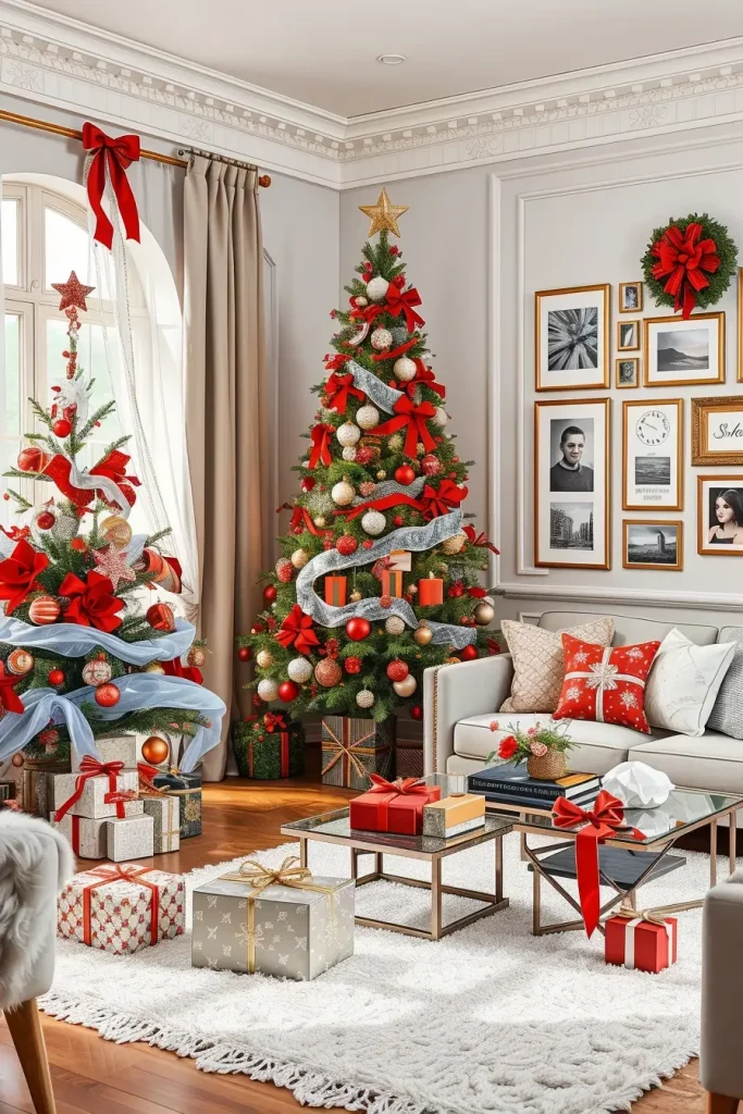 63 Red and Silver Christmas Tree 2025 Ideas for a Timeless Holiday Look