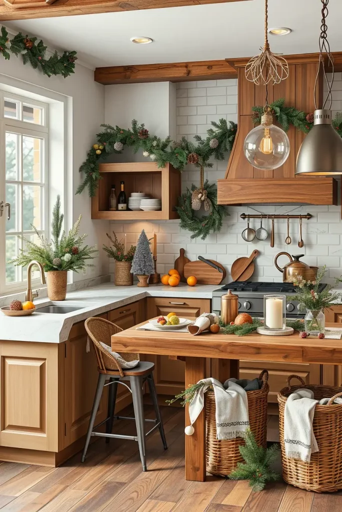 65 Best Xmas Kitchen Decor Inspo 2025: Modern Christmas Kitchen Ideas for a Stylish Holiday Look