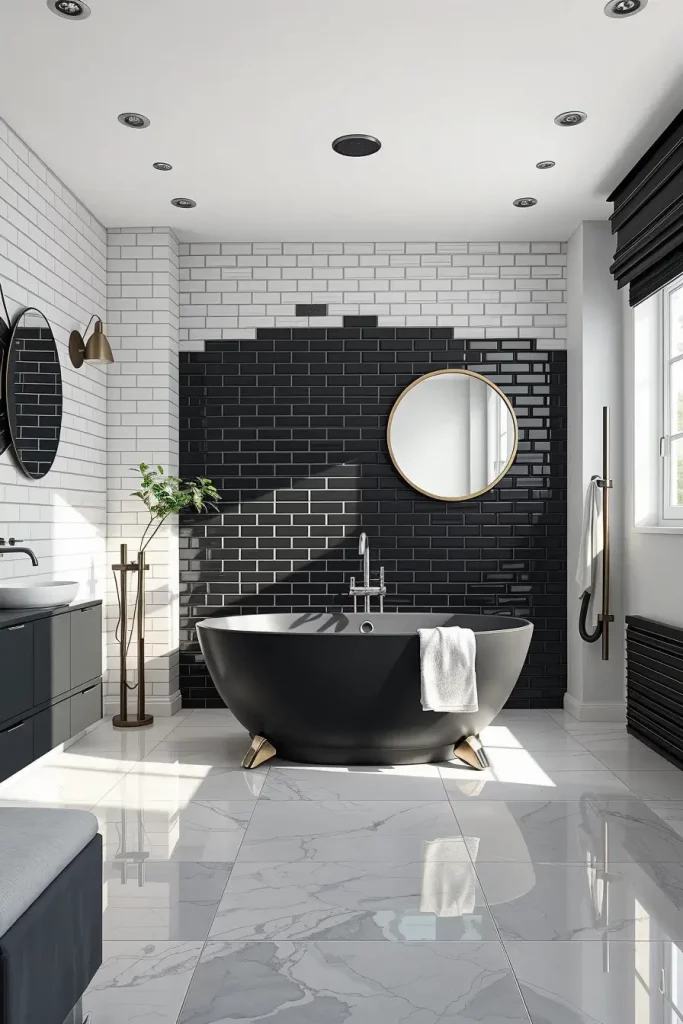 64 Black and White Bathroom Ideas 2026 for Modern and Timeless Designs